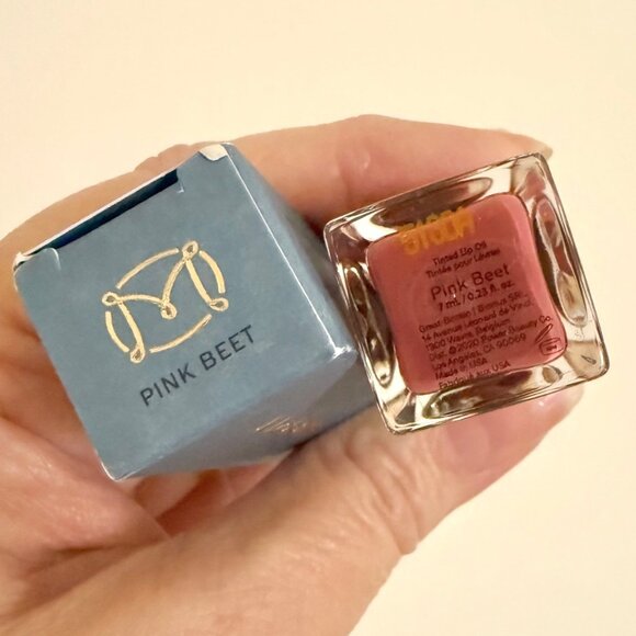 Merit Shade Slick Tinted Lip Oil Pink Beet 7 mL Clean Vegan Hydrating Natural - Picture 4 of 16